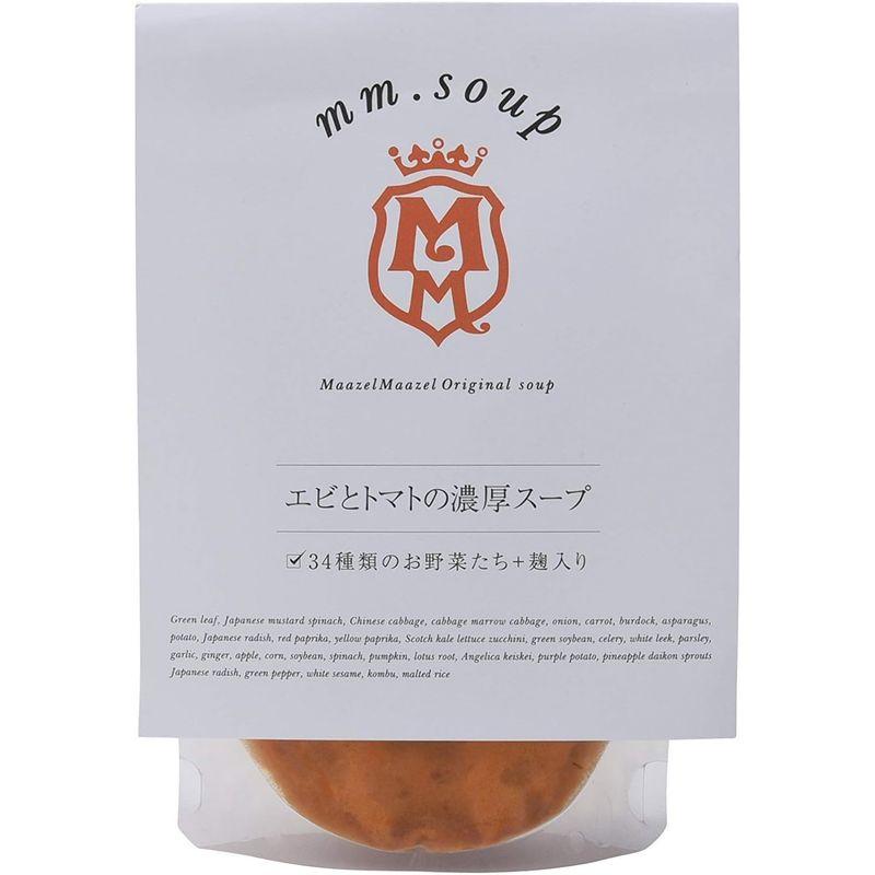 エビとトマトの濃厚スープ 180g×12P 34種類の純国産野菜と伝統発酵食材の米こうじが入った食べるスープスムージー