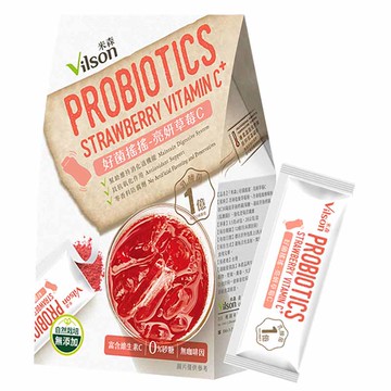 【米森 vilson】好菌搖搖-亮妍草莓C (3.5gx8包/盒)●有效日期2026.06.11