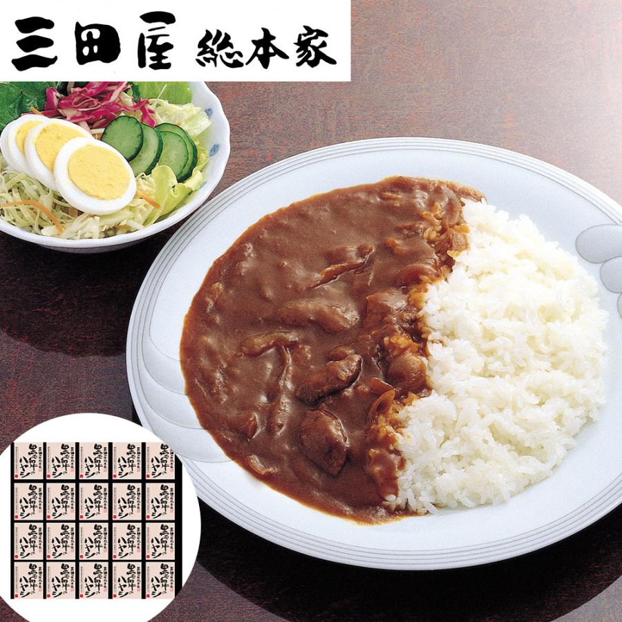 三田屋総本家　黒毛和牛のハヤシ（20食）送料込み（離島は配送不可）  (4560042)