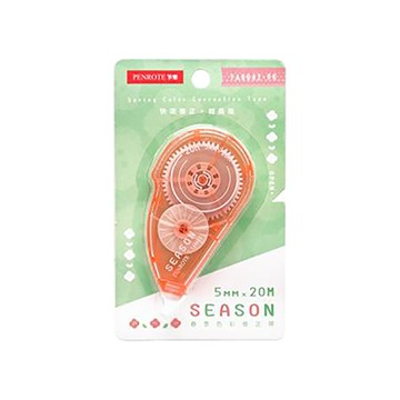 筆樂PENROTE Season季節超長修正帶/TA9942-PK/粉紅/5mmx20M