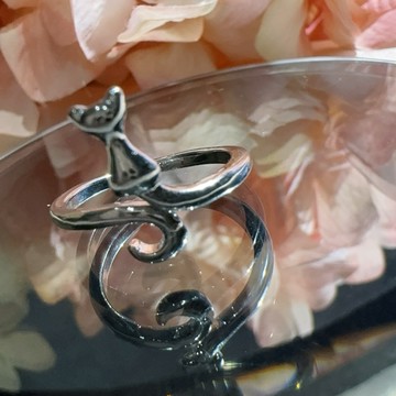 「周邊」招財貓貓戒指 開口戒指｜ring-6-8