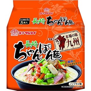 マルタイ 本場の味九州長崎ちゃんぽん麺 5食 420G