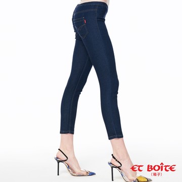 ETBOITE箱子 BLUE WAY – 牛仔鬆緊貼腿七分褲