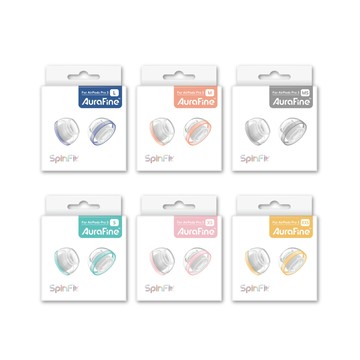 spinfit AuraFine  For Airpods Pro 3 矽膠耳塞