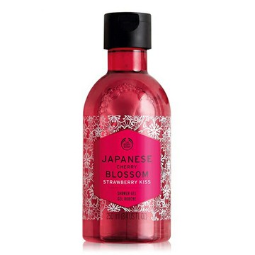 THE BODY SHOP日本櫻花親親草莓沐浴膠(250ML)百貨專櫃正貨03141525813