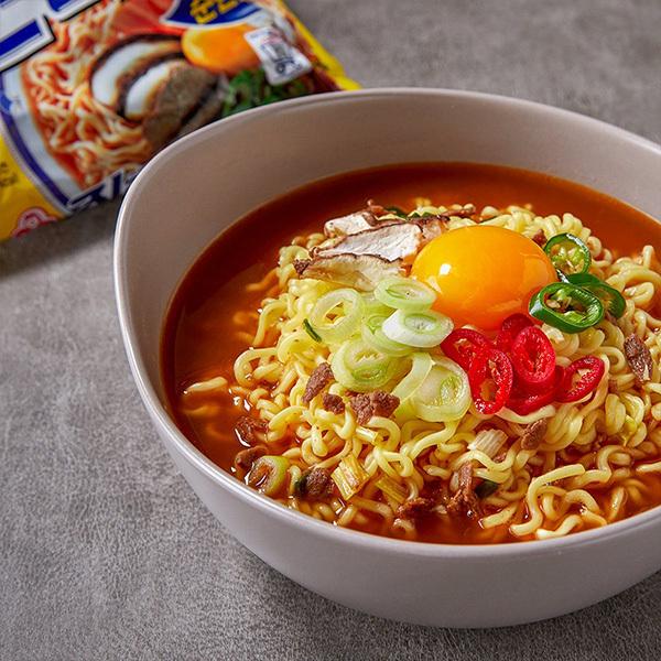 [オットギ] ジンラーメン マイルド味   BOX(40個入り)　箱売り 韓国ラーメン インスタントラーメン 袋ラーメン