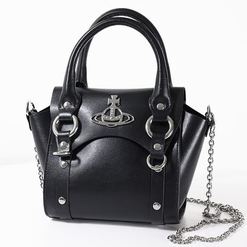 Vivienne Westwood ヴィヴィアンウエストウッドミニハンドバッグ ショルダーバッグ クロスボディバッグ レザー 42010085  L003T PF | LINEブランドカタログ