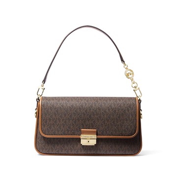 MICHAELKORSBradshaw徽標皮革腋下單肩斜跨包 斜背包30S1G2BL1B    ~【 購物節優惠 ★ 菲尼斯 國際精品 3折起 】