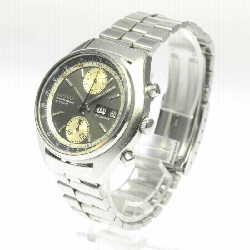 セイコー　パンダ　クロノグラフ　 Ref.6138ー8020　自動巻き SEIKO 5 Sports Speed Timer Ref.6138-8020 – TIMEANAGRAM