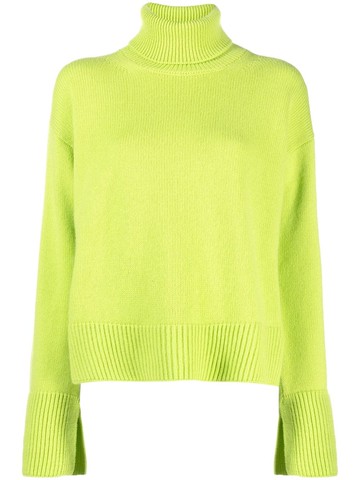 P.A.R.O.S.H. - knitted roll-neck wool jumper - women - Wool - M - Green