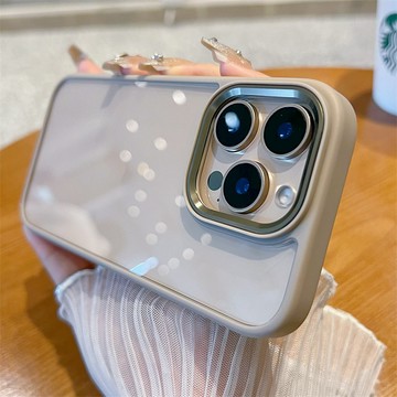金屬鏡款 高透抗黃 獨立按鍵 適用於 蘋果 iPhone 16 15 14 13 12 Pro Max 手機殼