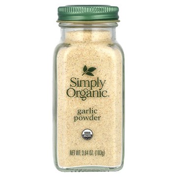 Simply Organic, 大蒜粉，3.64 盎司（103 克）