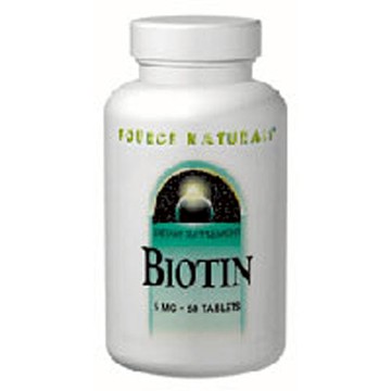Biotin 60 Tabs by Source Naturals