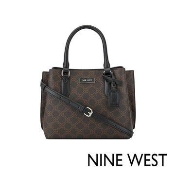 NINE WEST SHONDA 造型手提包-LOGO咖(517306)
