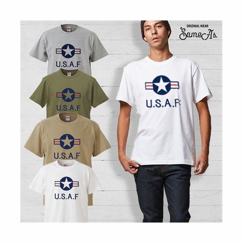 Tシャツ メンズ 丸首 半袖tシャツ ミリタリー Usaf アメカジ トップス カジュアルtシャツ Tシャツ 30代 40代 50代 60代 男性用 夏tシャツ 通販 Lineポイント最大0 5 Get Lineショッピング