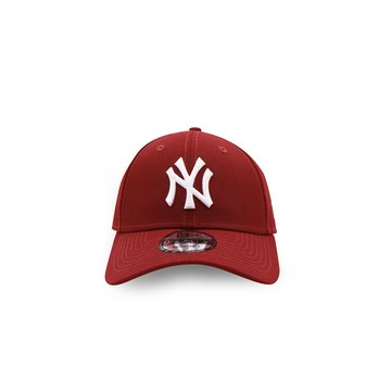 NEW ERA 官方旗艦店 男女 9FORTY LOGO 洋基 深紅/白 NE11844480