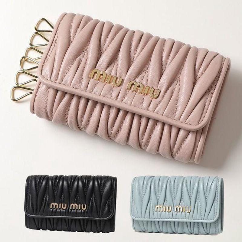 MIUMIU♡マテラッセキーケース(ピンク)♡