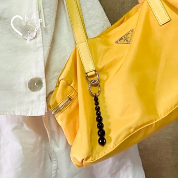 天天守護你!【C happy】黑瑪瑙+黑曜石_隨身保平安_包包掛飾/ 鑰匙圈