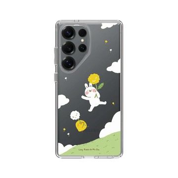 Galaxy S25 Ultra Clear 透明 - 懶散兔與啾先生 Lazy Rabbit and Mr.Chu - 蒲公英