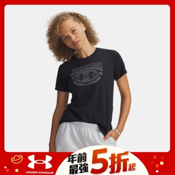 【UNDER ARMOUR】UA 女 VARSITY 短T-Shirt_6010592-001