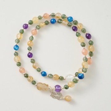 Iris彩虹女神~天使系列能量玉石長手鍊~客製生日禮物推薦