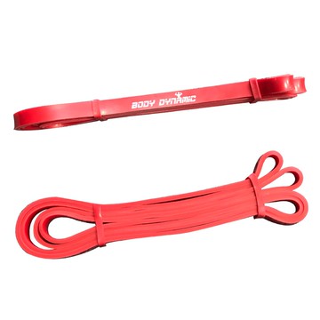 【德旺健身器材】 彈力健身帶13mm - 熱力紅