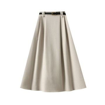 【巴黎精品】現貨+預購 A字長裙雪紡長裙半身裙大碼長裙-高級感氣質高腰顯瘦女裙子3色a1jd60