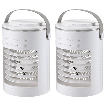 Well Life 悅生活 Best buy 桌面專用水冷冰鋒扇 2個  單一商品  白色