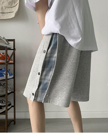 FINDSENSE X 男士短褲夏季韓版潮寬鬆港風五分褲休閑百搭