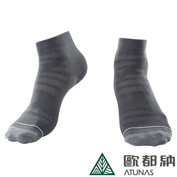 COOLMAX涼爽運動休閒吸排短襪(A1-A1906深灰)