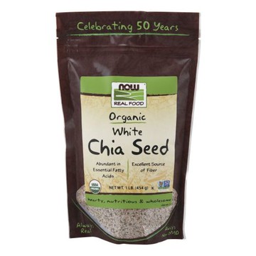 Blanco Salvia White Chia Seeds 1 lb by Now Foods