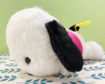 【震撼精品百貨】Pochacco 帕帢狗~三麗鷗帕帢狗 造型絨毛娃娃/玩偶-粉衣趴(S)*87554