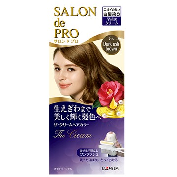 DARIYA 沙龍級白髮專用快速染髮霜5A深亞麻棕