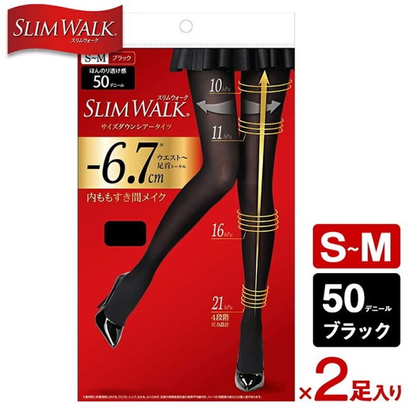 63％以上節約 ピップ SLIMWALK SMサイズ スリムウォーク 美脚ショートストッキング フットケア