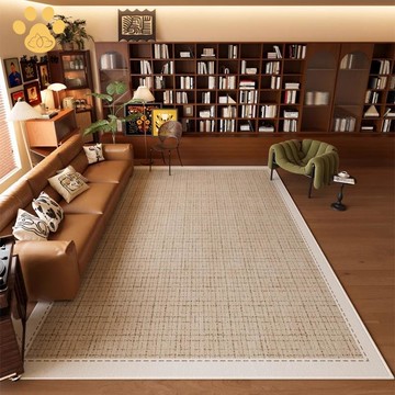 免運 中古風地毯 客廳高級 復古沙發 地墊茶幾毯耐臟免洗臥室床邊美式W12/9