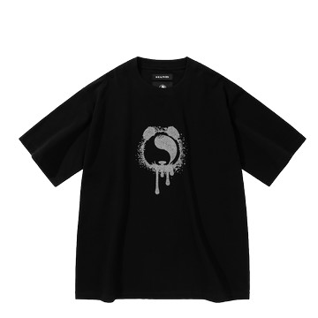 UNKNOWNDOMAIN UN69#133 TAICHI CAPSULE PANDA TEE BLACK