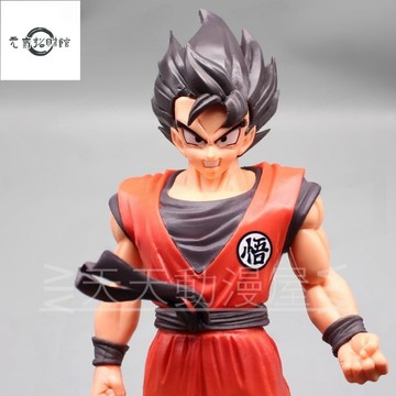 元氣招財  七龍珠模型 gk 基紐特戰隊來襲 站姿孫悟空 界王拳悟空 動漫週邊 公仔 擺件 盒裝 禮物