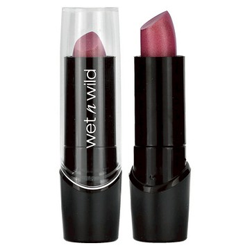 wet n wild, 絲綢唇膏，530D 深粉色霜，0.13 盎司（3.6 克）