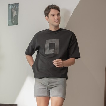 DAYNEER 素面寬鬆四角男內褲 M-XXL(鍛鐵灰)