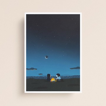 傍晚 | 手機桌布明信片