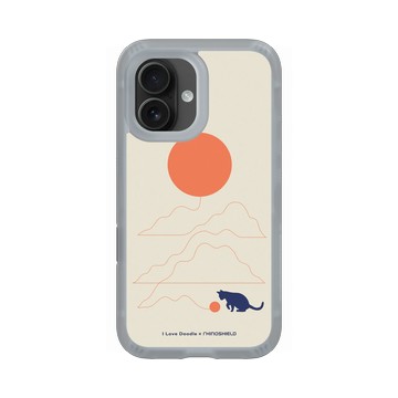 iPhone 16 AirX 流變灰 - ilovedoodle (Lim Heng Swee) - Cat Landscape - Hairball 貓咪貓球