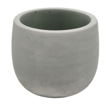 中圓底水泥盆  10.5 x 9cm  莫蘭迪綠色  1個