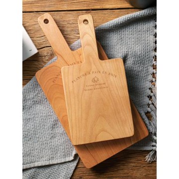 日式櫻桃木迷你面包板實木家用小砧板菜板輔食占板純木案板方板