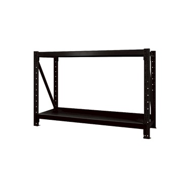 [佳格倉儲]輕型工作桌 | 深50x寬120x高80 (共2層) 黑 | DIY組裝商品