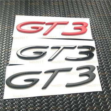 Porsche 保時捷 GT3 911 992 GT4 Cayman RS 黑色 黑化 字標 字母 字母標 車標 後標