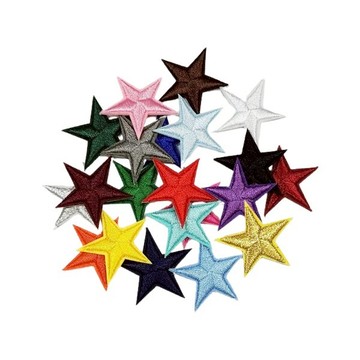 星星布貼 刺繡布貼 刺繡貼 熨燙布貼 遮瑕補丁貼 DIY衣服裝飾 客製化布貼 贈品禮品 A6202