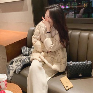 冬季衣服小個子休閑百搭氣質短款女裝外套韓版歐貨潮加絨加厚冬裝