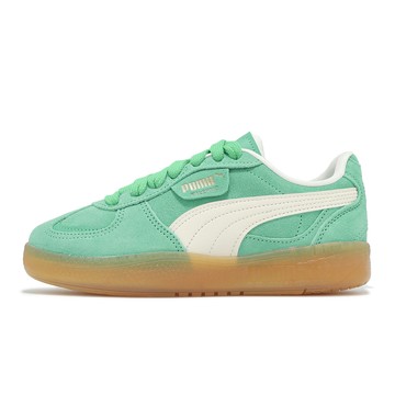 Puma 休閒鞋 Palermo Moda Xtra Gum Wns 女鞋 綠 厚底 膠底 麂皮 德訓鞋 40032303
