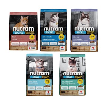 NUTRAM 均衡健康/專業理想系列貓糧 1.13kg 貓飼料 貓乾糧 成貓 幼貓 全齡貓