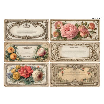 【10月新作】20-103-0164 裁切紙・拼貼素材